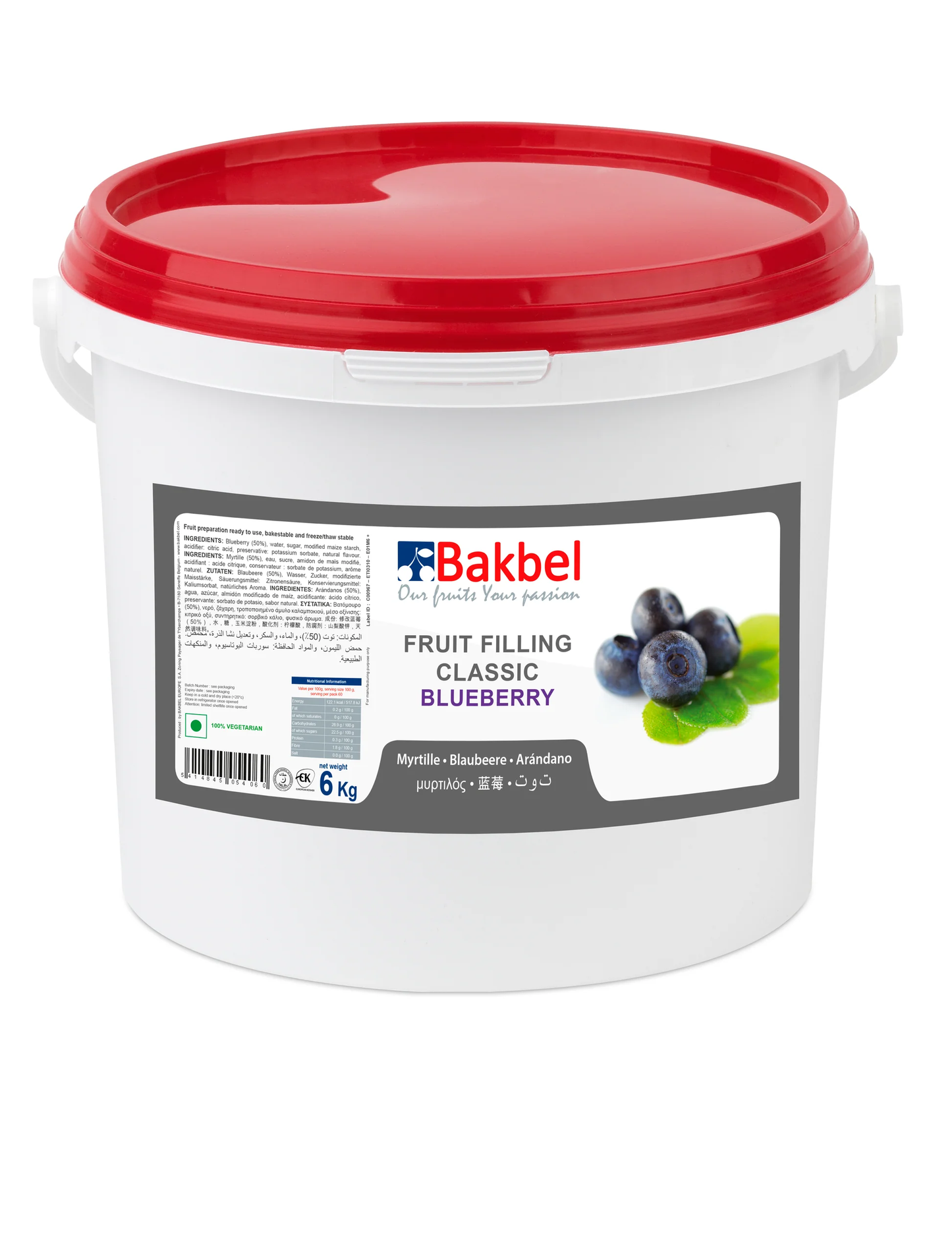 BAKBEL Les fruits 50% Blueberry filling