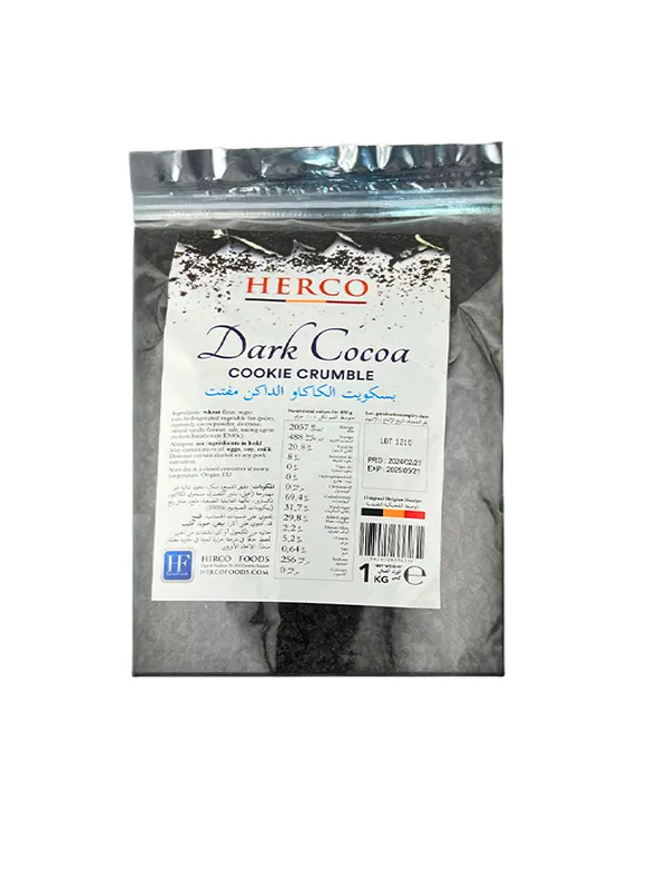 HERCO Dark cocoa cookie crumble