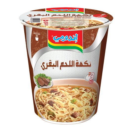 INDOMIE Beef Flavored Cup