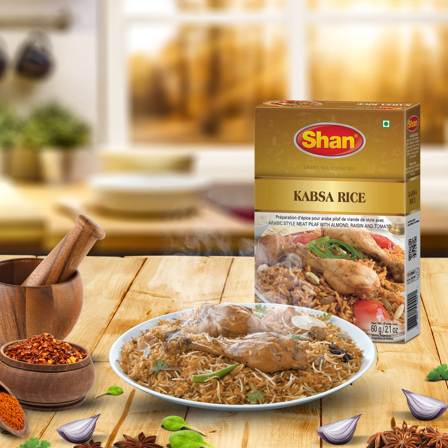 SHAN Kabsa rice Arabic seasoning mix