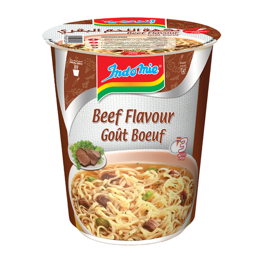 INDOMIE Beef Flavored Cup