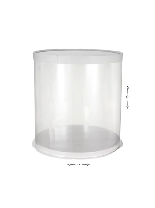 Round White Cake Box - 22x22x16