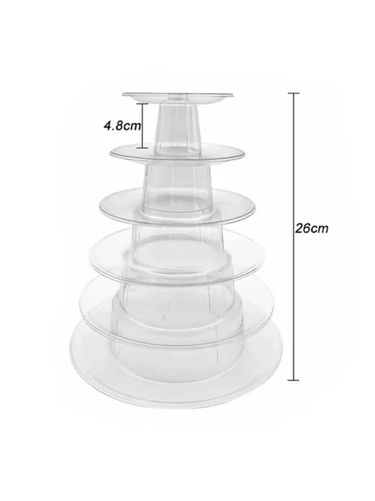 Transparent Macron Holder - 26cm